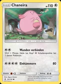 Chaneira card in German