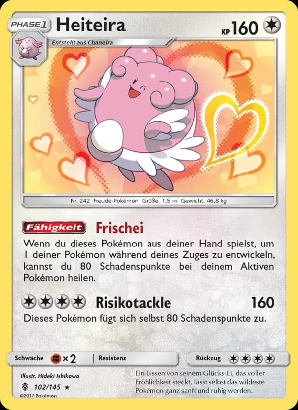 Heiteira card in German