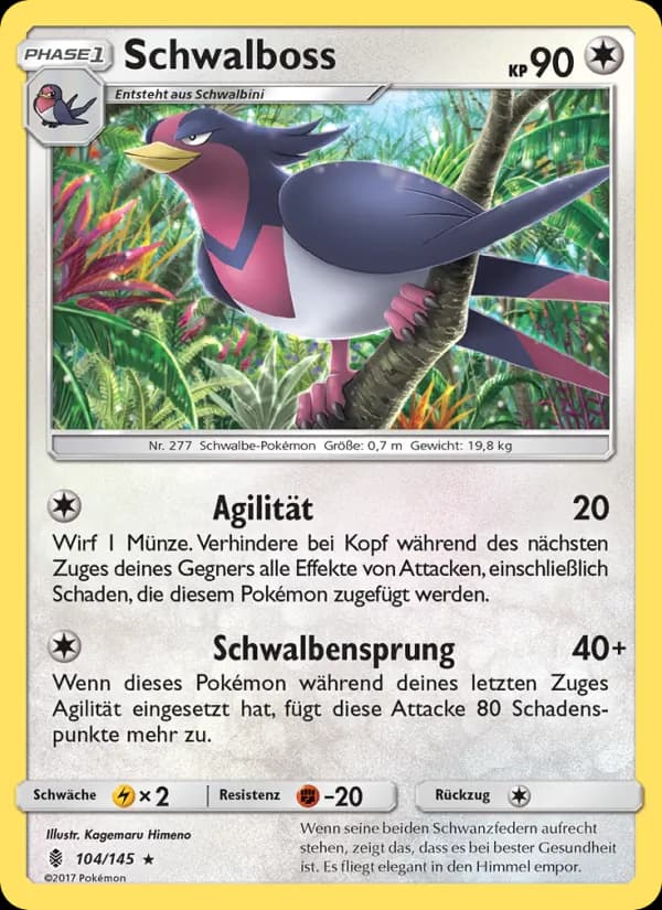 Schwalboss card in German