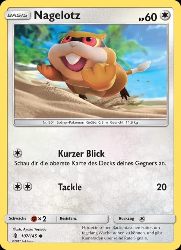 Nagelotz card in German