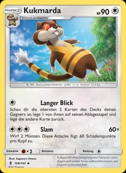 Kukmarda card in German