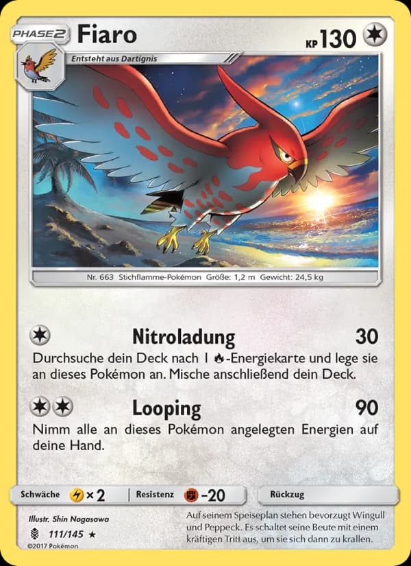 Fiaro card in German