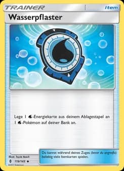 Wasserpflaster card in German