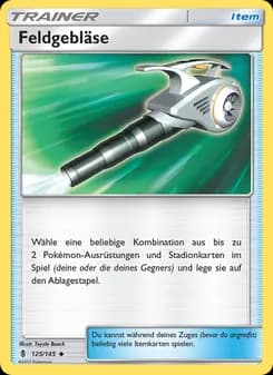 Feldgebläse card in German