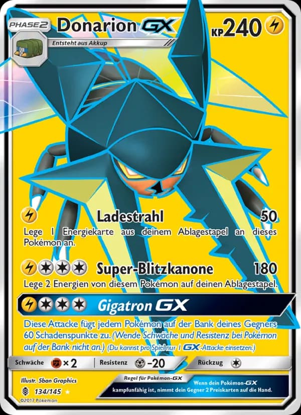 Donarion GX card in German