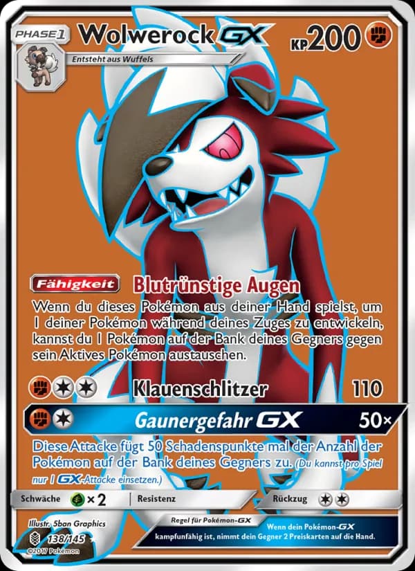 Wolwerock GX card in German