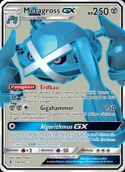 Metagross GX card in German