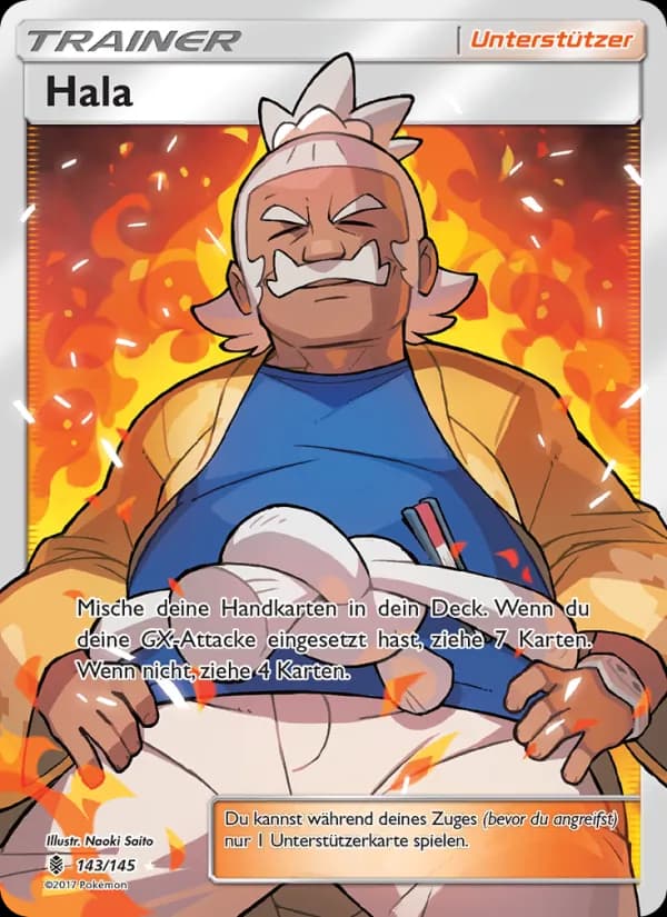 Hala card in German