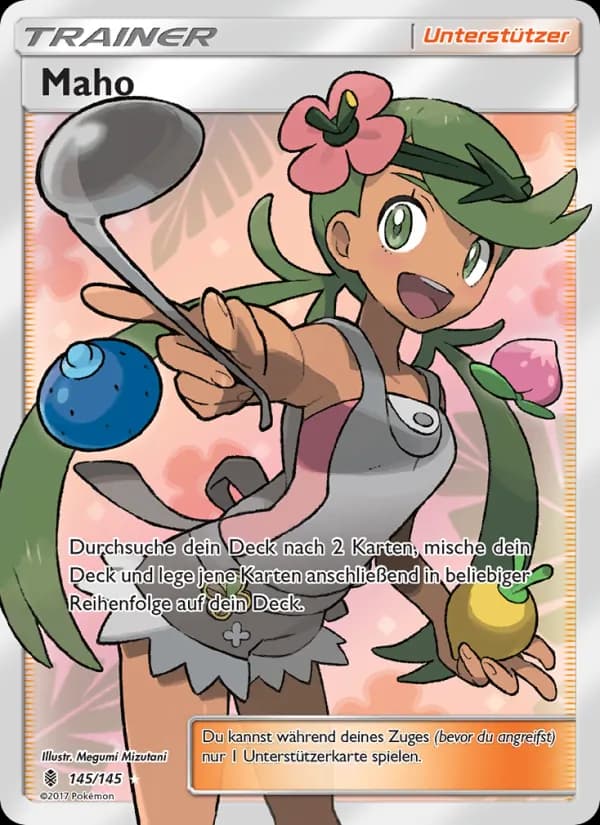 Maho card in German