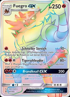 Fuegro GX card in German