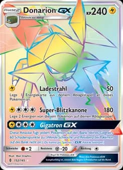 Donarion GX card in German