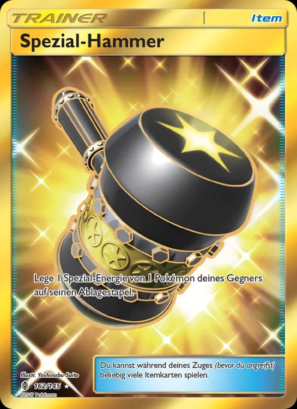 Spezial-Hammer card in German
