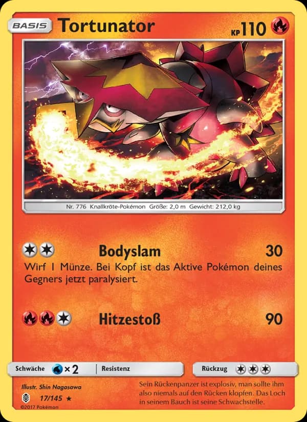 Tortunator card in German