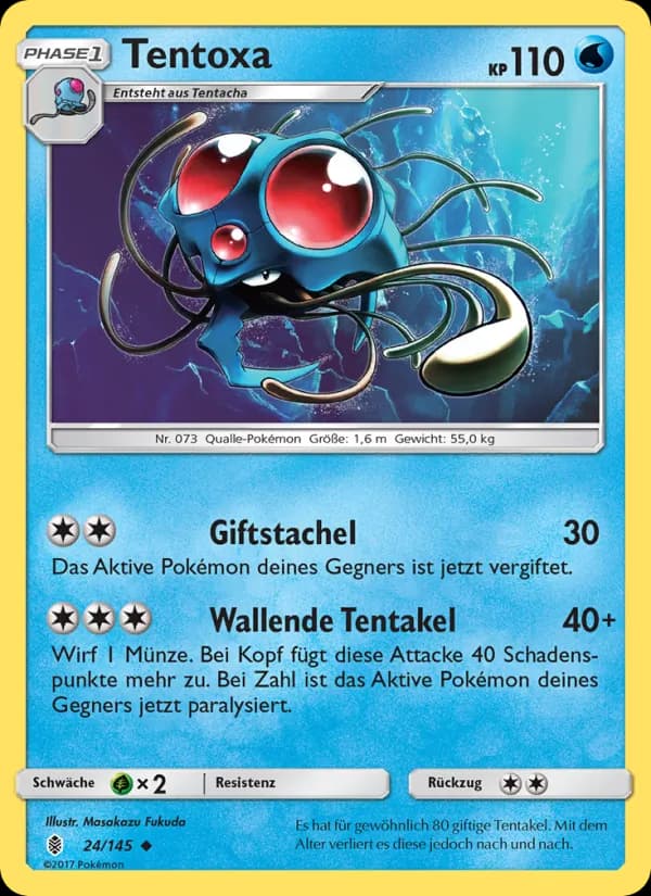 Tentoxa card in German