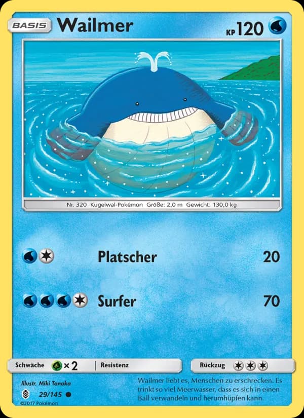 Wailmer card in German