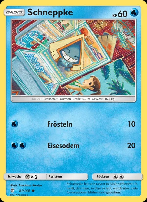 Schneppke card in German