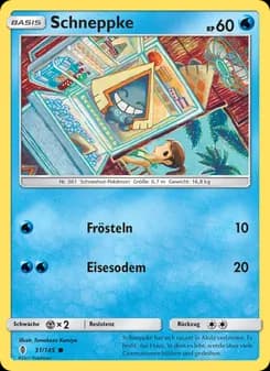 Schneppke card in German
