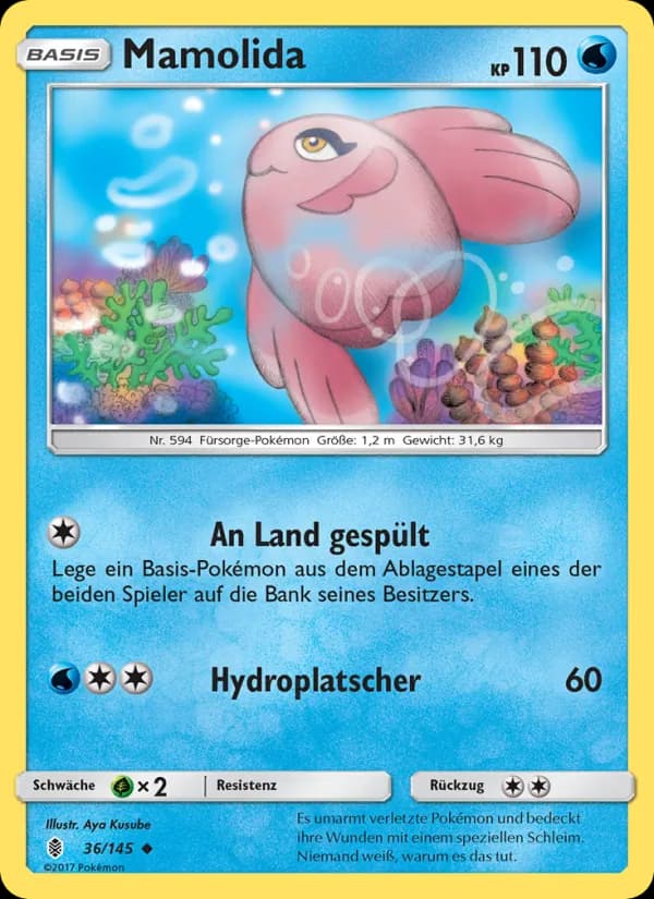Mamolida card in German