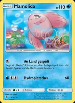 Mamolida card in German
