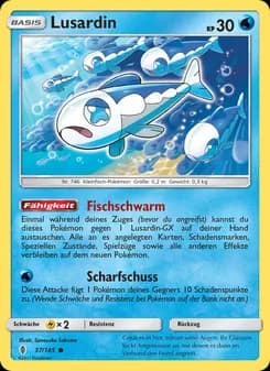 Lusardin card in German
