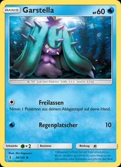 Garstella card in German