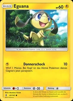 Eguana card in German