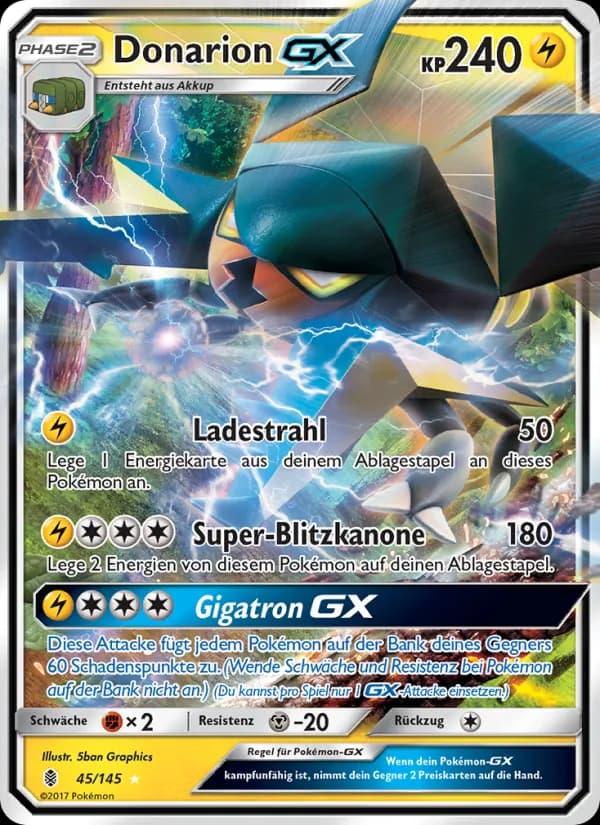 Donarion GX card in German