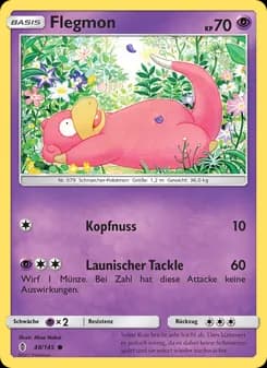 Flegmon card in German