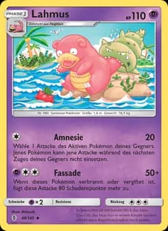 Lahmus card in German