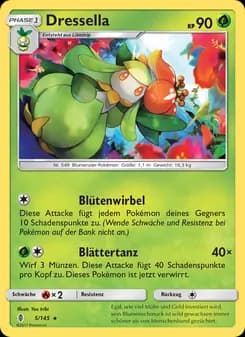 Dressella card in German