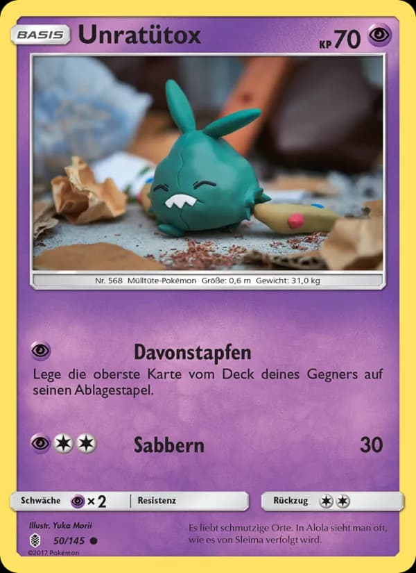 Unratütox card in German