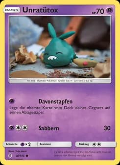 Unratütox card in German