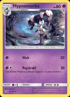 Hypnomorba card in German