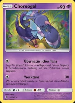 Choreogel card in German