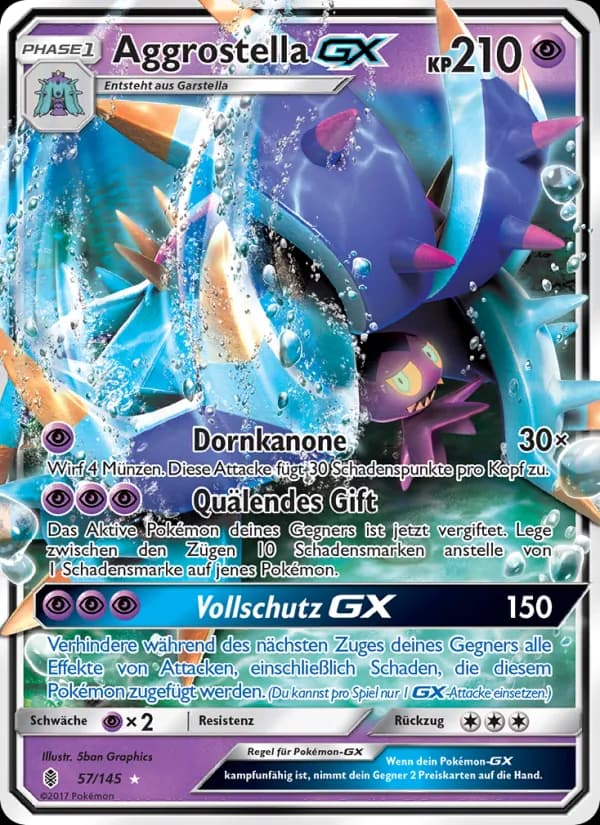 Aggrostella GX card in German