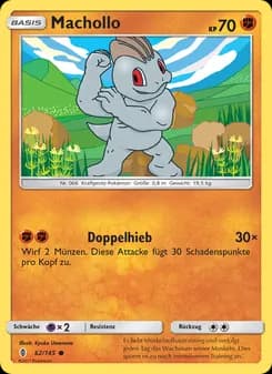 Machollo card in German