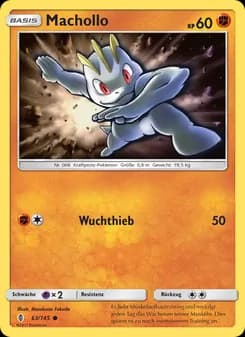 Machollo card in German