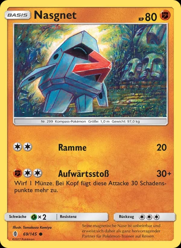 Nasgnet card in German