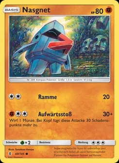 Nasgnet card in German