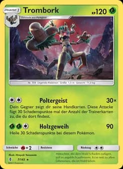 Trombork card in German