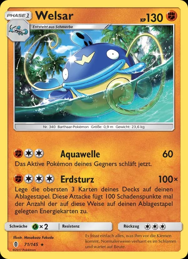 Welsar card in German
