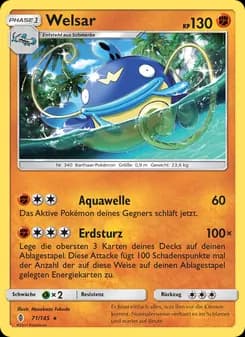 Welsar card in German