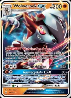 Wolwerock GX card in German