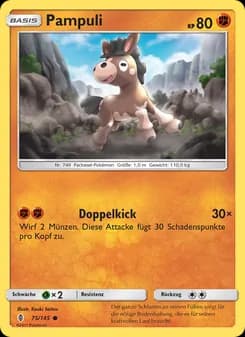 Pampuli card in German