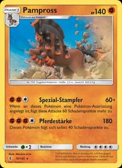 Pampross card in German