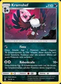 Kramshef card in German
