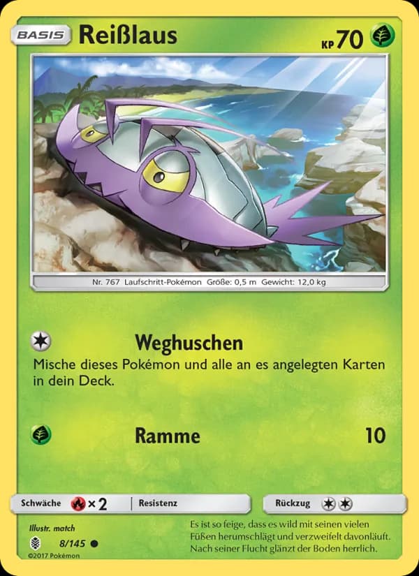Reißlaus card in German