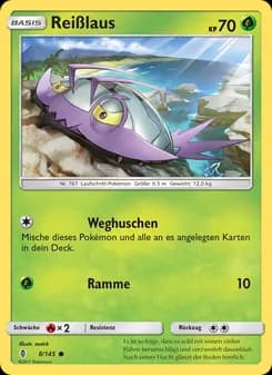 Reißlaus card in German