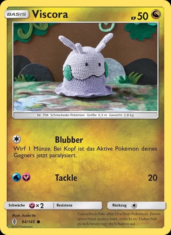 Viscora card in German