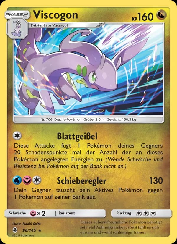 Viscogon card in German
